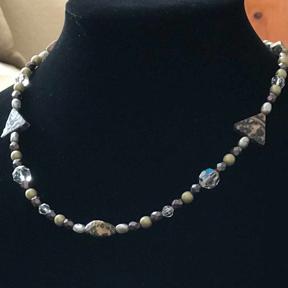 Handcrafted Semiprecious Stone Necklace